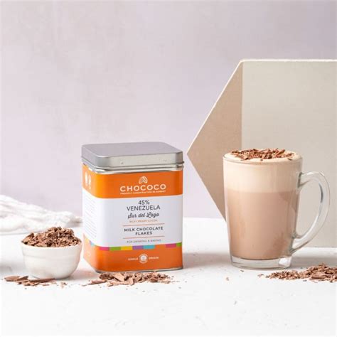 Colombia Origin Milk Hot Chocolate Flakes Tin