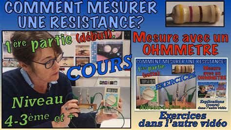 Mesure D Une R Sistance Avec Un Ohmm Tre Utilisation Des Calibres