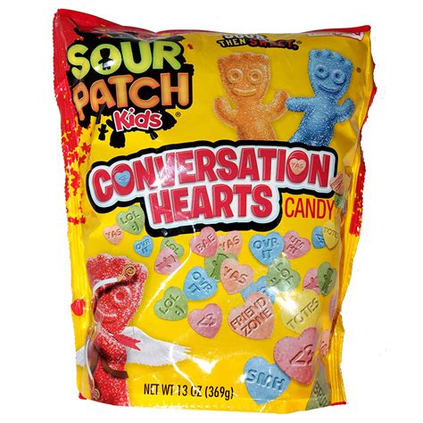 Frankford Sour Patch Kids Bag Conversation Hearts Valentines Day