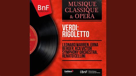 Rigoletto Act I Giovanna ho dei rimorsi Duet Signor né