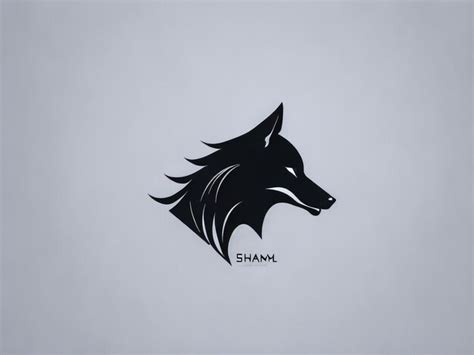 Wolf Logo Design Vektor Symbol Grafik Idee Kreativ Premium Foto