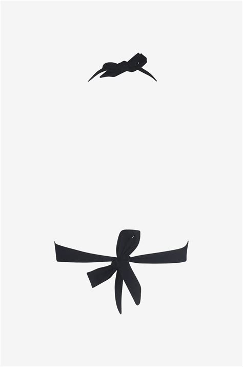 Haut De Bikini Triangle Push Up Nouer Donia Pain De Sucre Bong Nie