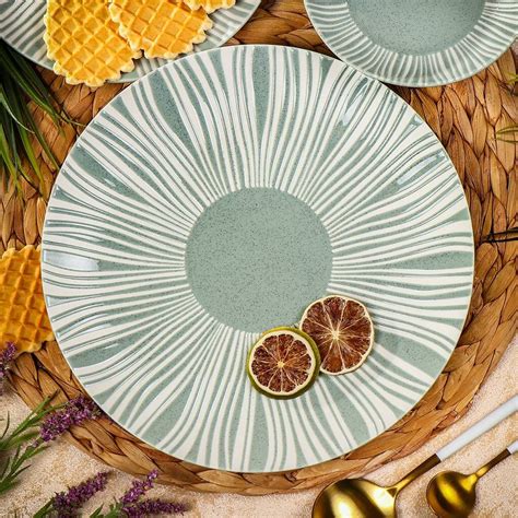 Тарелка обеденная, керамика, 25 см, круглая, Дюна, Daniks, A0019SH0479 ...