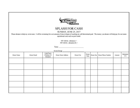 34 Professional Donation And Fundraiser Tracker Templates Templatelab