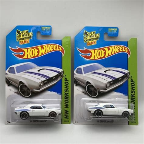 Lot Of 2 Hot Wheels Workshop 68 Copo Camaro Car Figure 224 EBay