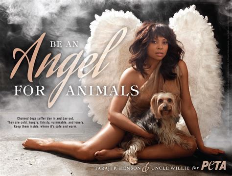 Naked Taraji P Henson In Peta Advertisement