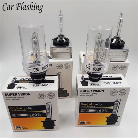 Car Flashing 1 Pair Xenon HID Bulb D1S D1R D2S D2R D3S D3R D4S D4R HID