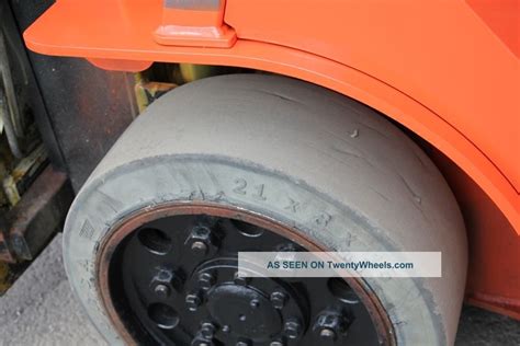 Toyota Forklift With Double Wide Cascade Forks