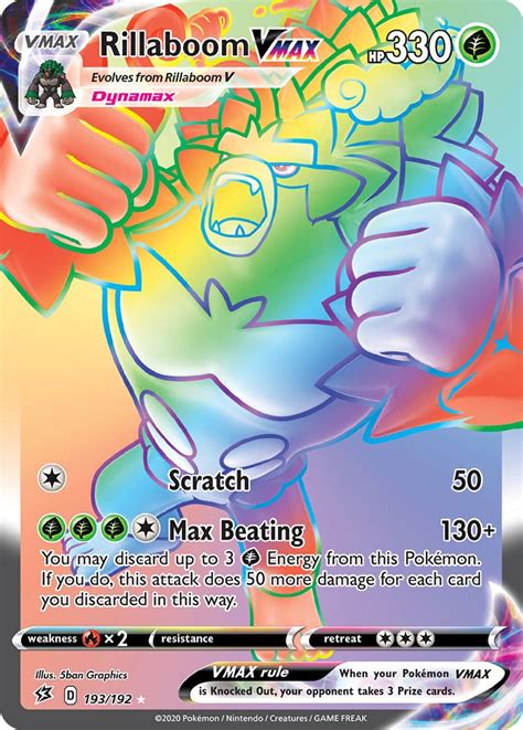 Serebii Net Pok Mon Card Database Rebel Clash Rillaboom Vmax