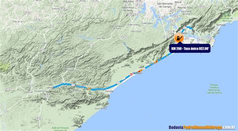 Mapa Pedagio Padre Manoel Da Nobrega Rodovia Padre Manoel Da N Brega