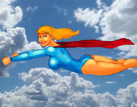 Supergirl Flying by svettzwo on DeviantArt