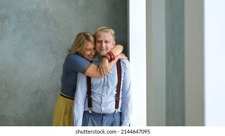 Smiling Mature Mother Adult Son Taking Stock Photo Shutterstock