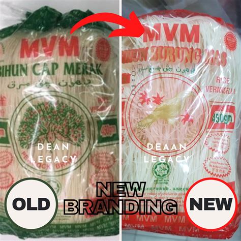 Bihun Cap Burung Emas Re Brand Bihun Cap Merak Bihun Bersih 450g