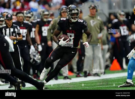 Atlanta Falcons Tight End Kyle Pitts 8 Runs After Catch During An NFL