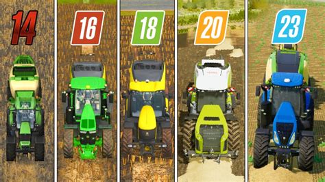 Fs14 Vs Fs16 Vs Fs18 Vs Fs20 Vs Fs23 Making Square Bales Compare