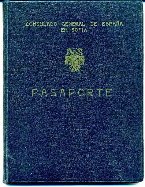 Passport Issued To A Sephardi Jew By The Spanish Consulate In Sofia