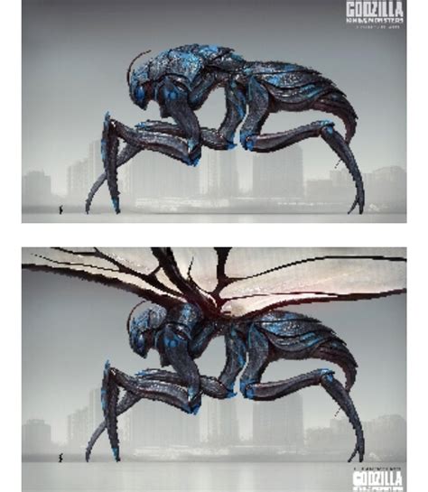 Godzilla Kotm 2019 Mothra Concept Art By Luca Nemolato Kaiju Art
