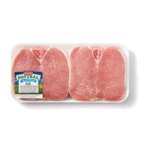 H E B Natural Pork Center Loin Chop Boneless Butterflied Thick Shop 13132 Hot Sex Picture