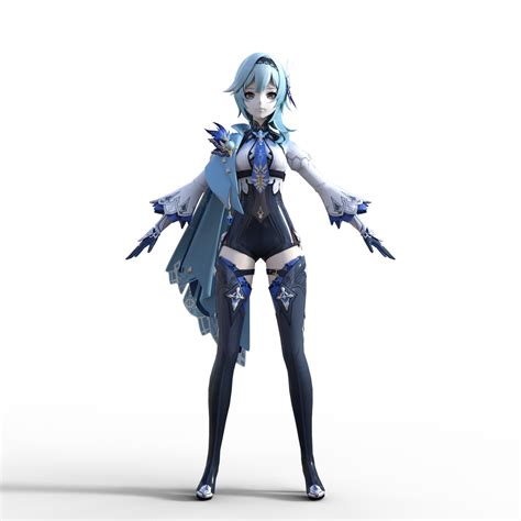 Kleii Genshin Impact Eula Rigged