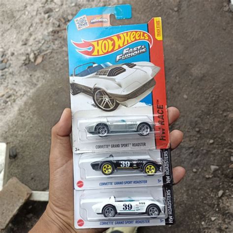 Jual Corvette Grand Sport Roadster Fast And Furious FF Abu Hitam Putih BIG AIR BEL AIR Hot