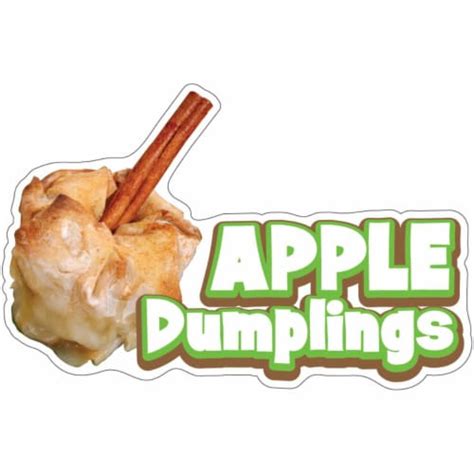 SignMission 12 In Decal Concession Stand Food Truck Sticker Apple