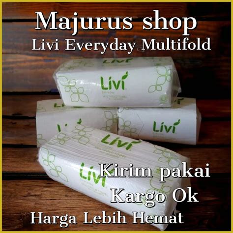 Jual Tissue Livi Everyday Multifold Ply Sheets Multifold Towel