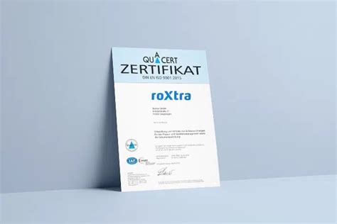 Infomaterial Zur QM Software RoXtra