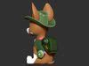 Tracker Paw Patrol Fanart 3D Model 3D Printable CGTrader