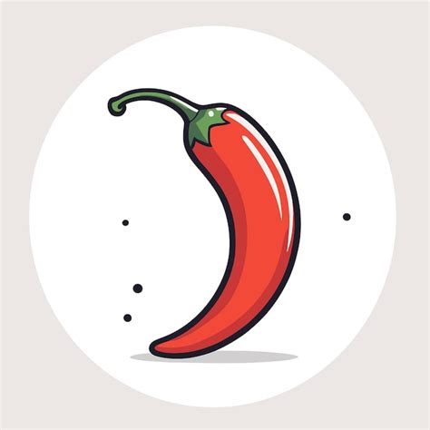 Red Hot Chili Pepper Vector Illustration Premium Ai Generated Vector
