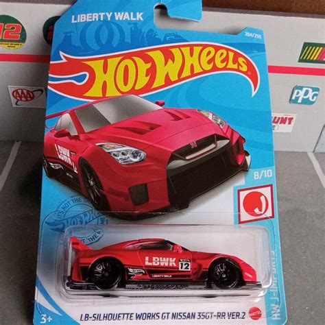 Hot Wheels Nissan Lb Silhouette Works Gt Nissan Gt Rr Ver Shopee Brasil