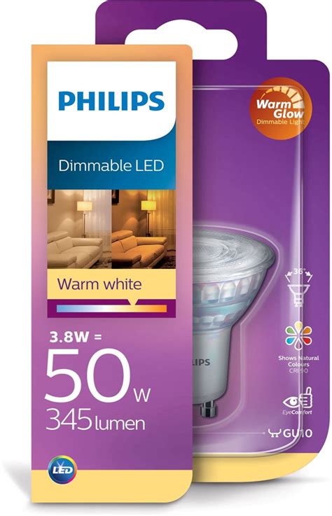 Philips Led Spot 5 5w 50w Gu10 Dim Dimbar Led Spotlight 5 5 W Gu10