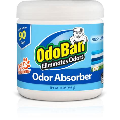 Odoban 14 Oz Fresh Linen Solid Odor Absorber Odor Eliminator For