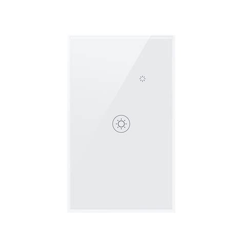 US Wi-Fi Lighting Panel wall Switch 1 gang - Sprut.AI