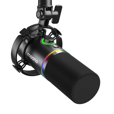 Maono PD200X Podcast Dynamic Microphone USB XLR Dual Mode Mic RGB USB