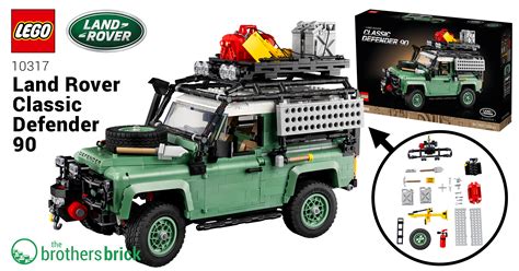 LEGO Icons 10317 Land Rover Classic Defender 90 - HR34D-TBB Cover - The ...