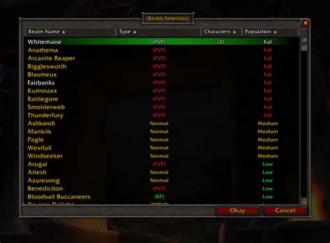 Is It Normal That I M Not Seeing The Hardcore Tab In Realm Selection R Classicwow