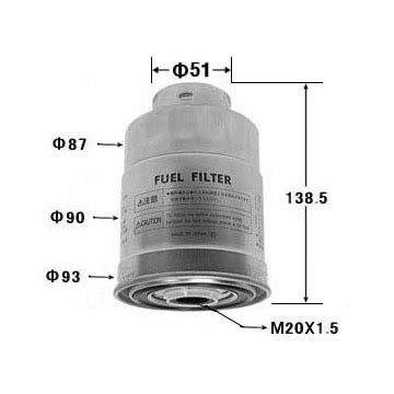 Топливный фильтр VIC FC321 (FC-321) - Авто-Фильтры