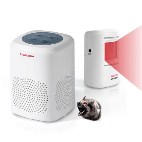 S SELDORAUK Dog Barking Alarm Motion Sensor PIR Wireless Human Body