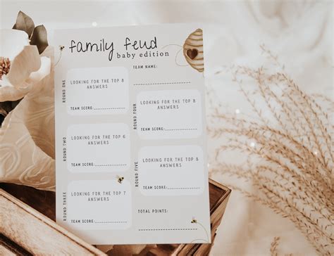 Beehive Gender Reveal Family Feud Game What Will Baby Bee Baby Shower