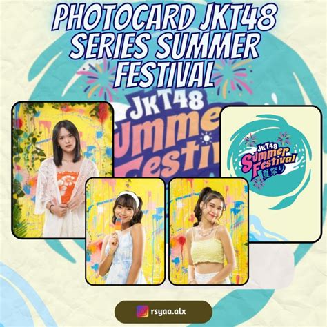 Jual Photocard Jkt48 Series Summer Festival Murahh Liat Deskripsi