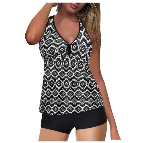 Plus Size Tankini Swimsuits For Women Womens Tankini High Waist High