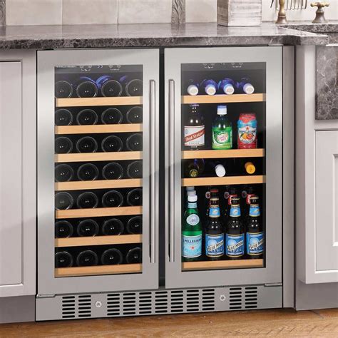 Wine Enthusiast Somm Series 2 Door Dual Zone Wine And Beverage Center