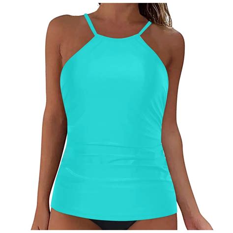 Women Lace Up Swimwear Tops Underwire Full Coverage Bikini Top Push Up