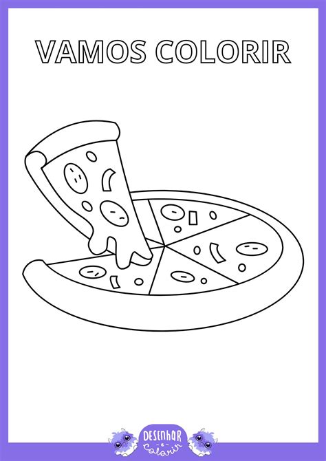 Prato De Comida Para Colorir - 7