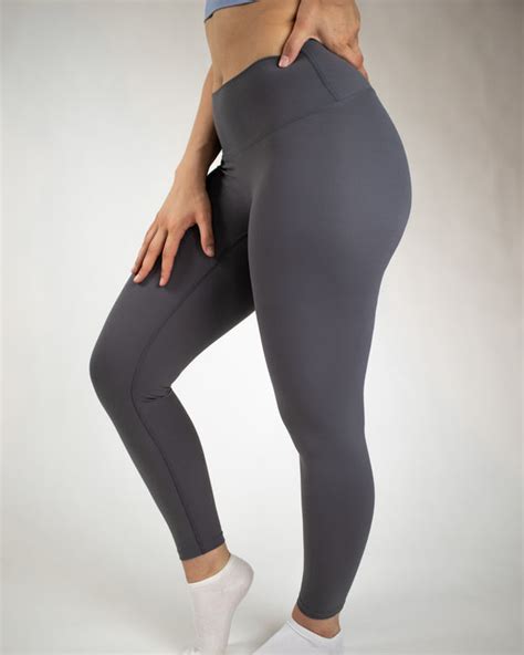 No Seam Leggings High Rise Ash Grey Eqnx Mvmt