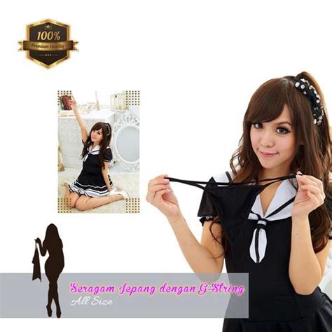 Jual Lingerie Sexy Kawai Model Sailor Seragam Jepang Dengan G String Jakarta Utara Runjian