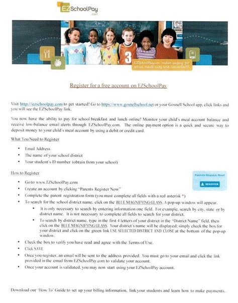 EZSchoolPay | Gosnell School District