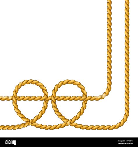 Background With Jute Rope Knots Nautical Fishing And Decorative Nodes