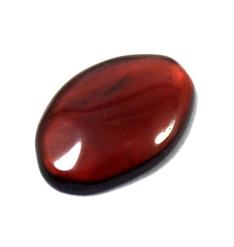 Ruby Oval 2 Carat Slice Red Garnet Gemstone Size 8 Mm Thickness 0