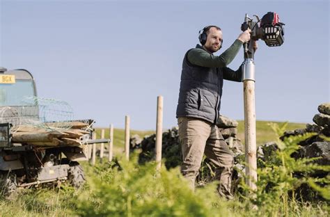 easy petrol post driver works fencing  landscaping news